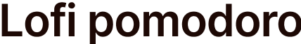 Lofi Pomodoro Logo